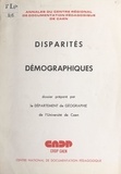 M. Eude et Jean-René Bertrand - Disparités démographiques - Dossier préparé par le Département de géographie de l'Université de Caen.