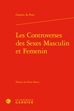 Gratien Du Pont et Céline Marcy - Les controverses des sexes masculin et feminin.