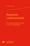 Gunther Teubner - Fragments constitutionnels - Le constitutionnalisme sociétal à l'ère de la globalisation.