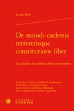  Pseudo-Bède - De mundi caelestis terrestrisque constitutione liber - La création du monde céleste et terrestre.