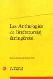 François Géal - Les anthologies de littérature(s) étrangère(s).