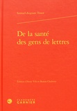 Samuel-Auguste Tissot - De la santé des gens de lettres.