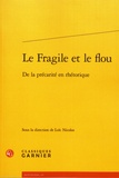 Loïc Nicolas - Le fragile et le flou - De la précarité en rhétorique.