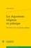 Aurelia Bardon - Les arguments religieux en politique - Une théorie de la justification publique.