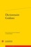  Classiques Garnier - Dictionnaire Goldoni.