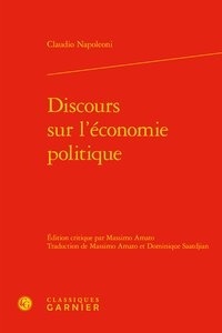 Claudio Napoleoni - Discours sur l'économie politique.