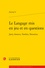 Jiaying Li - Le Langage mis en jeu et en questions - Jarry, Ionesco, Tardieu, Novarina.