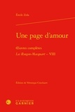 Emile Zola - Les Rougon-Macquart Tome 8 : Une page d'amour.