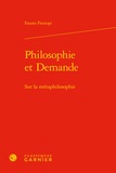 Fausto Fraisopi - Philosophie et Demande - Sur la métaphilosophie.