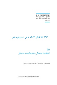 Geraldine Lombard et Patrick Marot - Jouve traducteur, Jouve traduit.