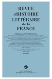  Classiques Garnier - Revue d'histoire littéraire de la France N° 4, novembre-décembre 2021 : .