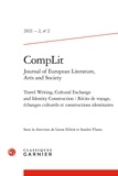 Leena Eilitta et Sandra Vlasta - CompLit N° 2/2021-2 : Travel writing, cultural exchange and identity construction.