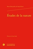  Bernardin de Saint-Pierre - Etudes de la nature.