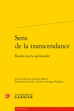 Louis Hébert et Etienne Pouliot - Sens de la transcendance - Etudes sur la spiritualité.