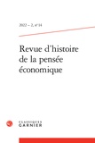 Thierry Demals et Ludovic Frobert - Revue d'histoire de la pensée économique N° 14, 2022-2 : .