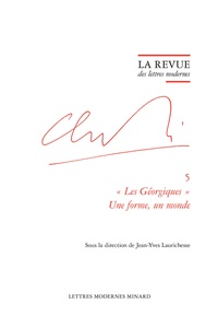 Jean-Yves Laurichesse - Les géorgiques - Volume 5, Une forme, un monde.