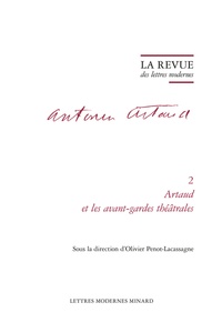  Classiques Garnier - La revue des lettres modernes - Artaud et les avant-gardes théâtrales.
