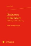 Bruno Viard - Littérature et déchirure de Montaigne à Houellebecq - Étude anthropologique.