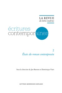  Classiques Garnier - Etats du roman contemporain.