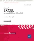 Pierre Rigollet - Excel - Versions 2019 ou Office 365.