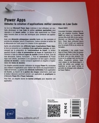 Power Apps. Débutez la création d'applications métier canevas en Low Code