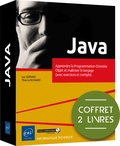 Luc Gervais et Thierry Richard - Java - Coffret en 2 volumes : Apprendre la programmation Orientée Objet et maîtriser le langage (avec exercices et corrigés).