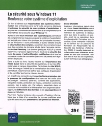 La sécurité sous Windows 11. Renforcez votre système d'exploitation