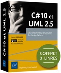 Fien Van der Heyde et Laurent Debrauwer - C# 10 et UML 2.5 - Coffret en 3 volumes : Des fondamentaux à l'utilisation des Design Patterns.