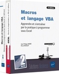 Jean-Philippe André et Pierre Rigollet - Macros et langage VBA, apprendre et s'entraîner par la pratique à programmer - Coffret en 2 volumes.