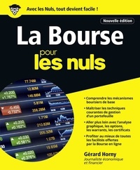 Gérard Horny - La Bourse pour les nuls.