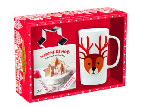 Héloïse Martel et Elsa Fouquier - Marché de Noël - Avec 1 mug, 2 emporte-pièce et 1 livre de recettes.