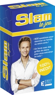  First - Slam le jeu - Contient : 95 cartes, 1 livre.