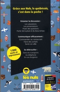 Le parler québécois pour les nuls. Guide de conversation