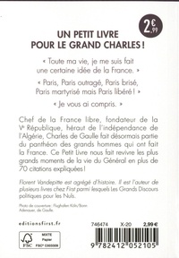 Le petit livre des grandes citations de Charles de Gaulle