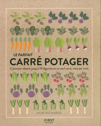 Huw Richards - Le parfait carré potager - Comment obtenir jusqu'à 19 légumes en un seul carré, mois par mois.