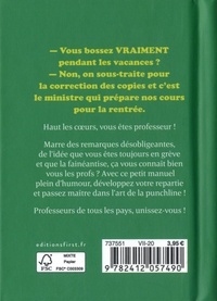 Petit manuel d'autodéfense humoristique quand on est prof