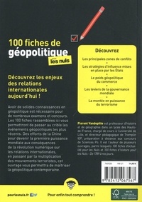 100 fiches de géopolitique pour les nuls. Bac et concours