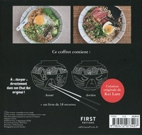 Coffret Le bol anime. Le livre de recettes Les soupes de nouilles des héros avec 1 bol et 1 paire de baguettes