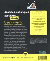 Analyses statistiques avec Excel pour les nuls