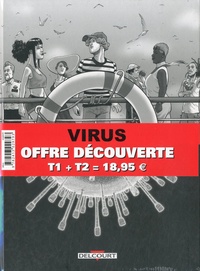 Sylvain Ricard et  Rica - Virus  : Pack découverte en 2 volumes - Tome 1, Incubation ; Tome 2, Ségrégation.