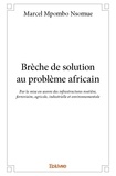 Nsomue marcel Mpombo - Brèche de solution  au problème africain - Par la mise en œuvre des infrastructures routière, ferroviaire, agricole, industrielle et environnementale.