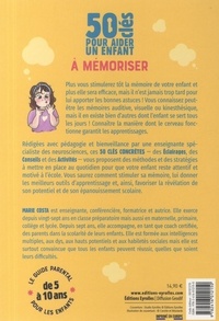 50 clés pour aider un enfant à mémoriser