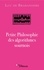 Luc de Brabandere - Petite Philosophie des algorithmes sournois.