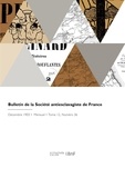  Anonyme - Bulletin de la Société antiesclavagiste de France.