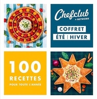  Chefclub - Coffret été/hiver - 100 recettes pour toute l'année, 2 volumes.