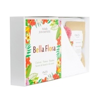 Michelle Jean-Baptiste - Bella Flora Box - Avec  1 livre, 1 savon, du thé et 1 petite serviette.