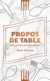 Aitor Alfonso - Propos de table - 500 bons mots entendus au resto.