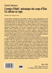 L’armée d’Haïti : mécanique des coups d’État. Un officier en vigie