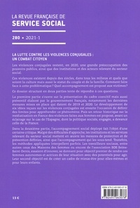 La revue française de service social N° 280/2021-1 La lutte contre les violences conjugales : un combat citoyen