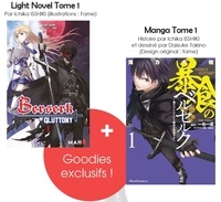 Ichika Isshiki et  Fame - Berserk of Gluttony Tome 1 : Pack découverte : roman + manga - Avec 7 cartes ex-libris.